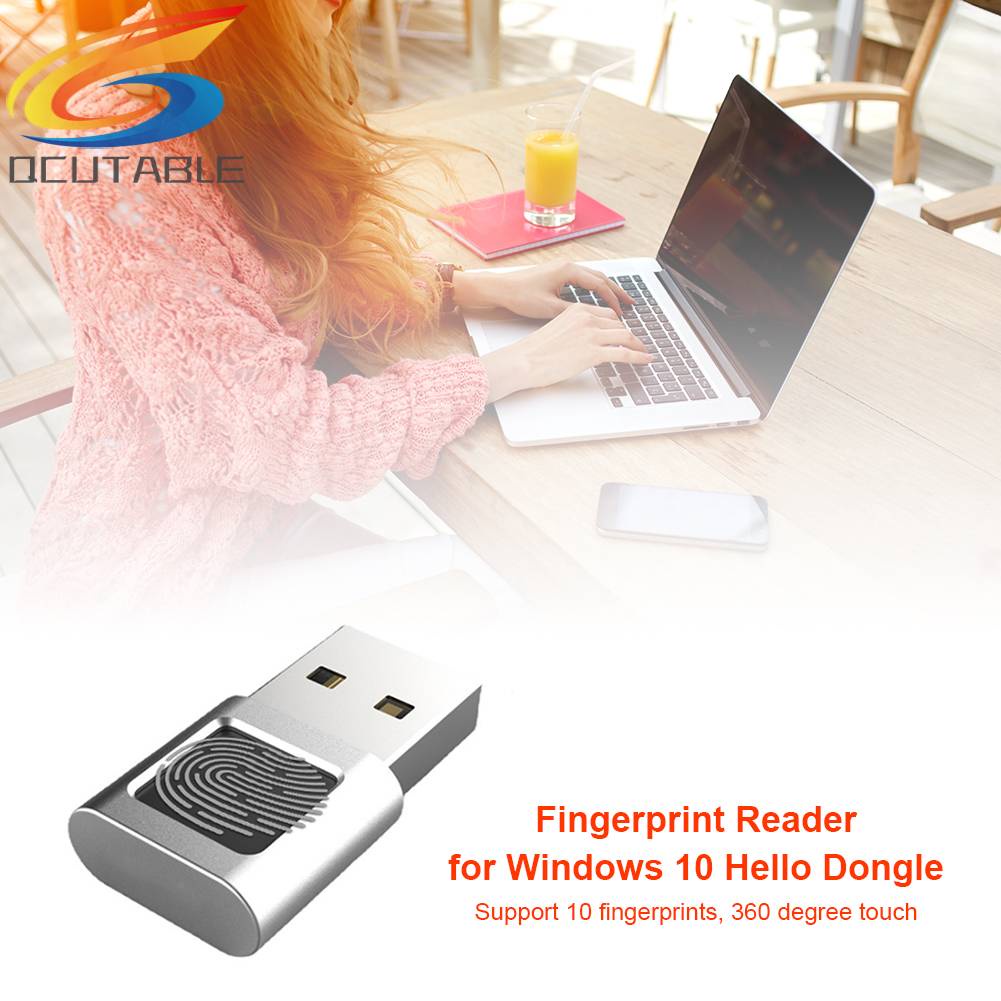 Mô Đun Đọc Dấu Vân Tay Cổng USB Cho Windows 10 Hello Dongle Biometric