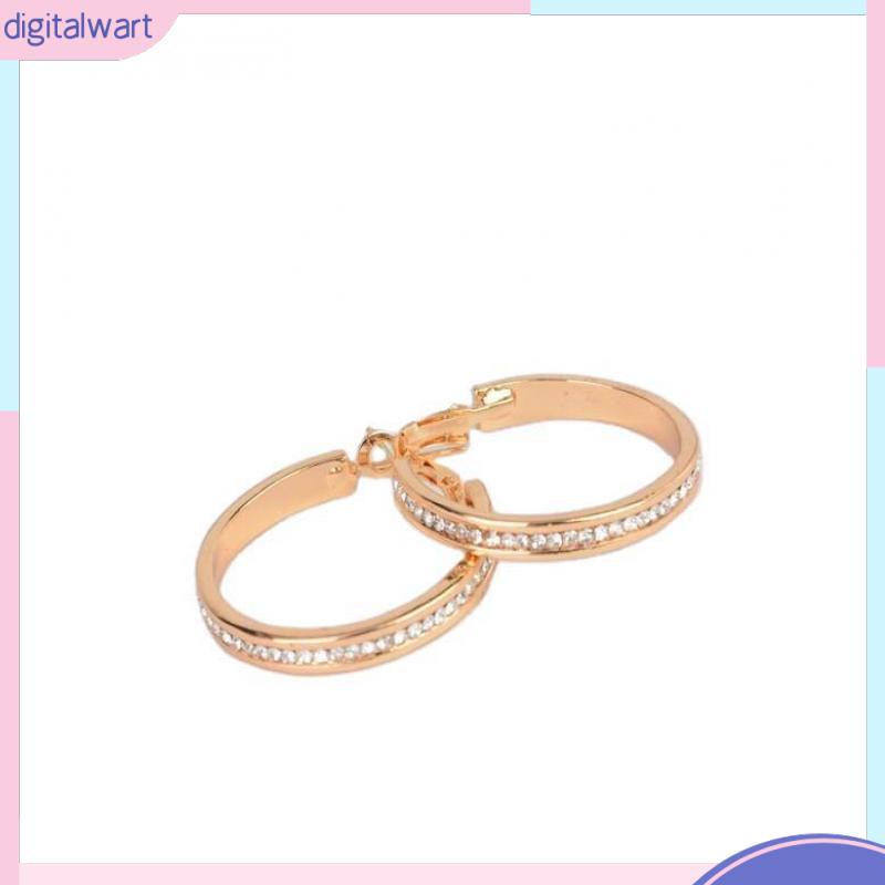 Khuyên Tai Tròn Lớn Đơn Giản Cá Tính Đa Năng [DG]