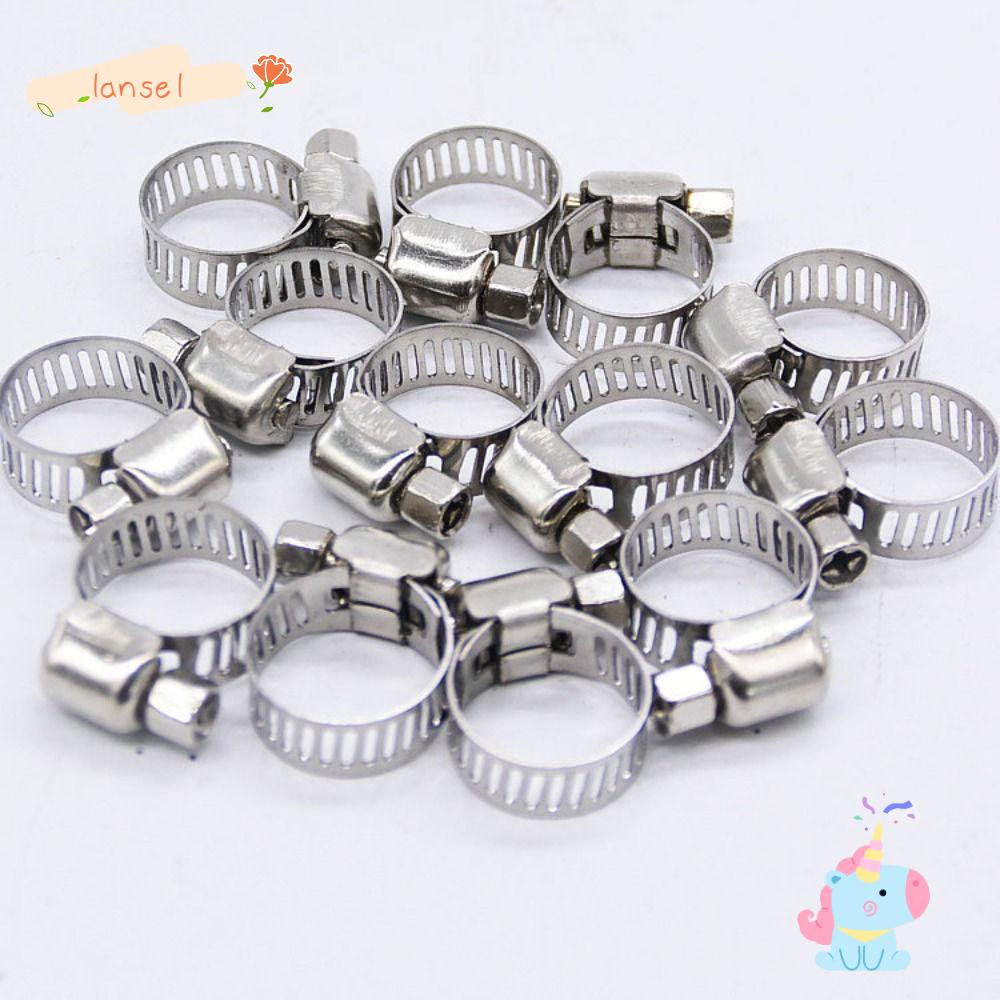 LANSEL Set 20 Kẹp Ống Xả Khí Thải Bằng Inox 10-16mm 3 / 8 '' - 5 / 8 '' Chuyên Dụng