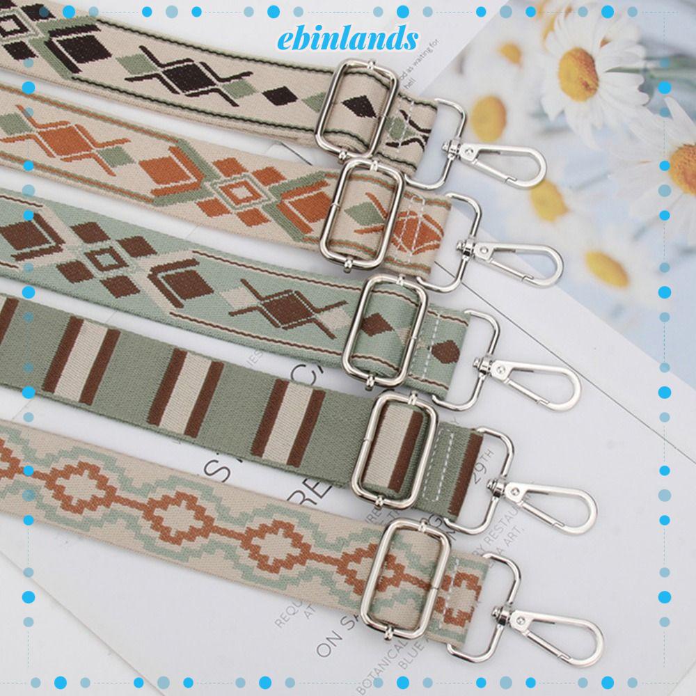 EBINLANDS Dây Đeo Túi Xách Thêu Hoa Thời Trang Dành Cho Nữ