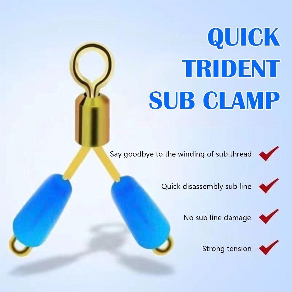 Dụng Cụ Chia Lưỡi Câu Cá Bằng Silicone Linh Hoạt Chống Quấn Dây Câu