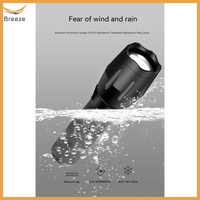 Đèn Pin A100 Mini Cầm Tay Sạc Usb Tiện Lợi Dành Cho Đi Cắm Trại