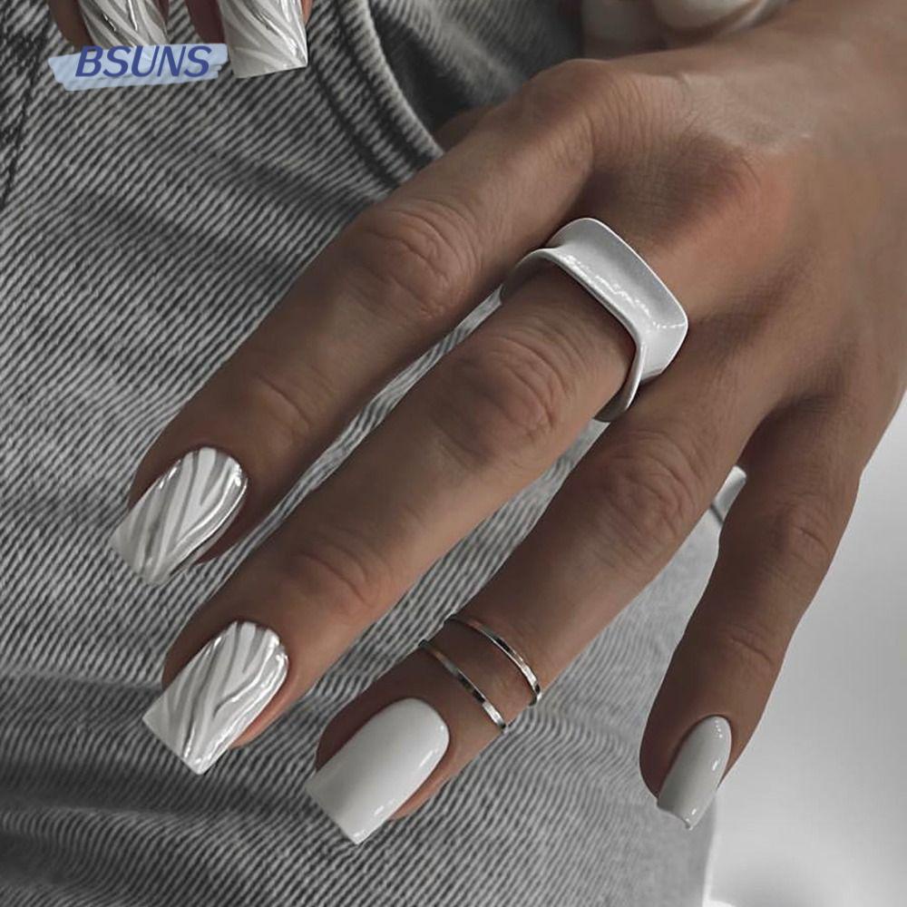 BSUNS Set 24 Móng Tay Giả Edge