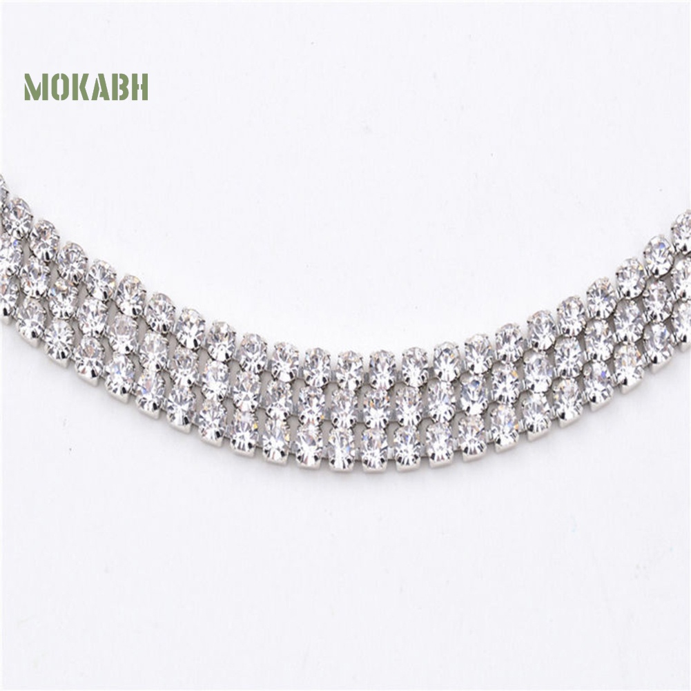 Vòng Cổ Choker Đính Đá Lấp Lánh Quyến Rũ Thời Trang Cho Nữ