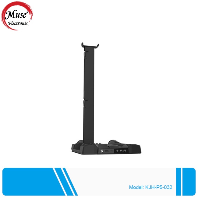 Tay Cầm Chơi Game Đế Làm Mát Đa Năng Hai Chỗ Cắm Sạc Kèm Đĩa Lưu Trữ