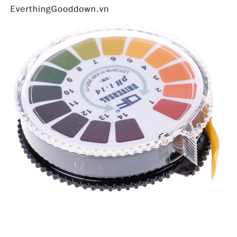 Everthinggooddown Dải Thử Nghiệm Kiểm Tra Nồng Độ ph 1-14 1 Cuộn / 5m