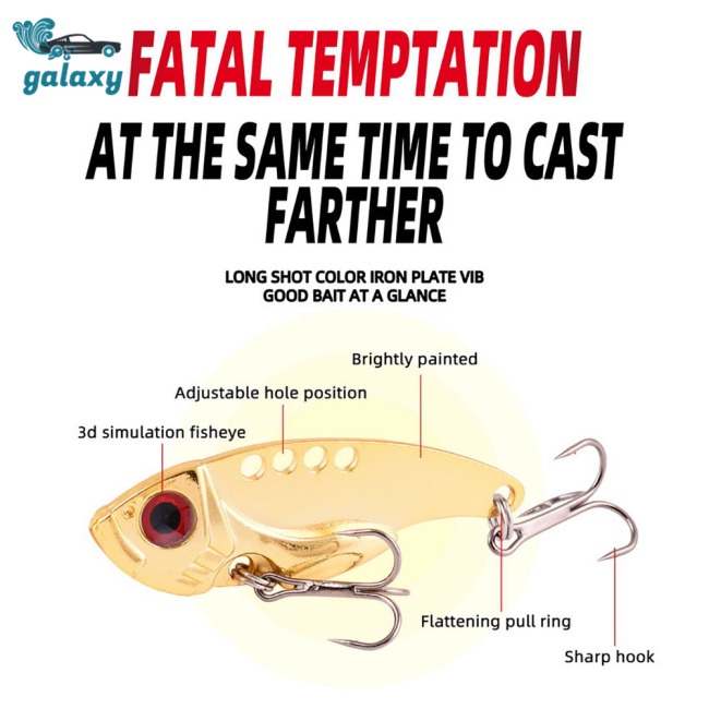 Galaxy Mồi Giả Câu Cá 3d Bằng Nhựa 3.5cm / 4cm / 5.5cm