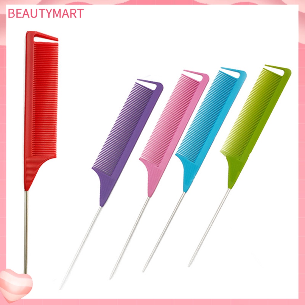 Lược Chải Tóc Chống Tĩnh Điện Cách Nhiệt Có Đuôi Chuột Dành Cho Salon