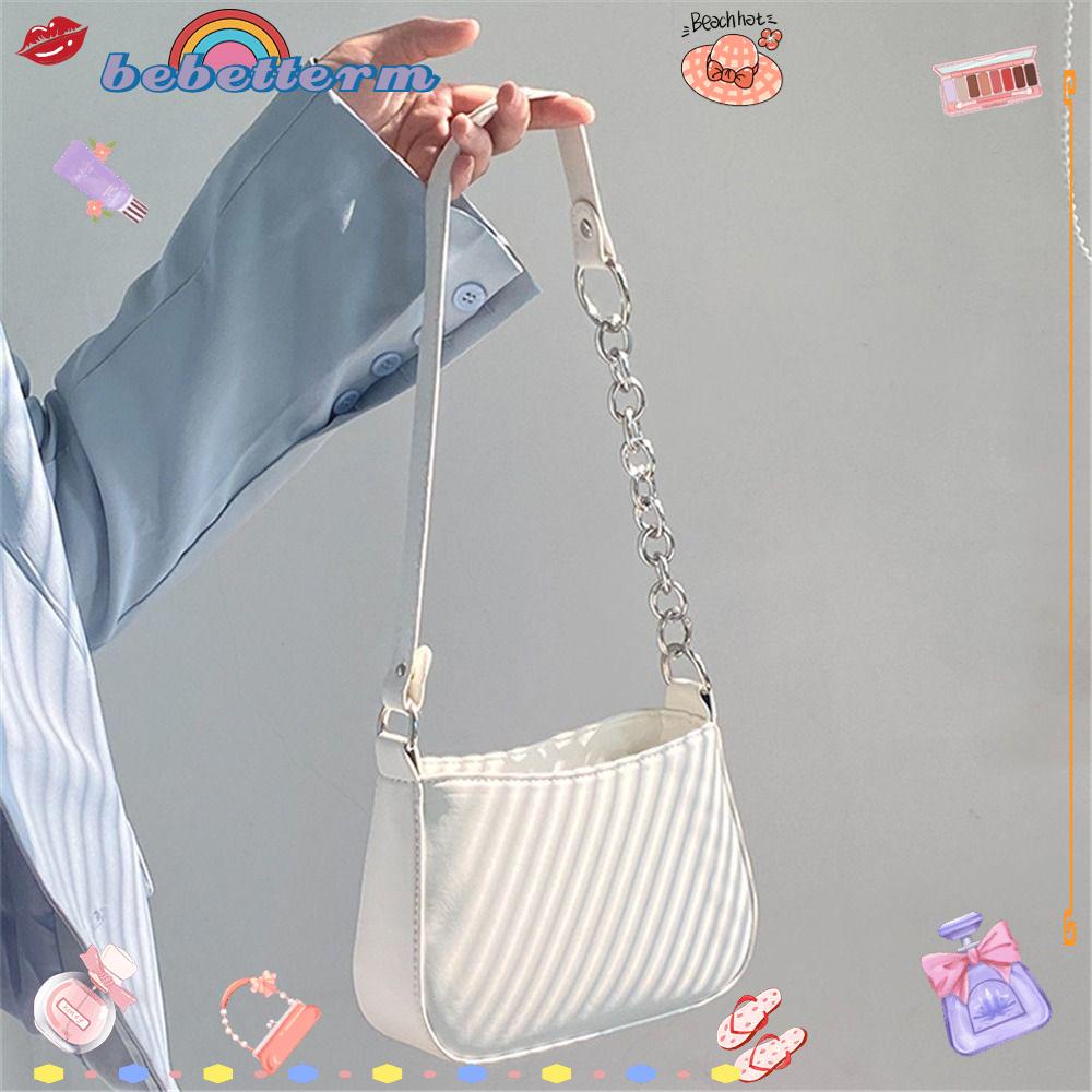 BEBETTERM Túi Xách Da PU Thiết Kế Đơn Giản Cho Nữ