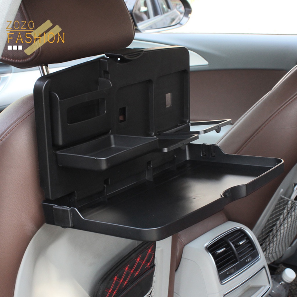 Khay Đựng Đồ Dùng Gắn Lưng Ghế Xe Hơi Chống Mài Mòn Tiện Dụng