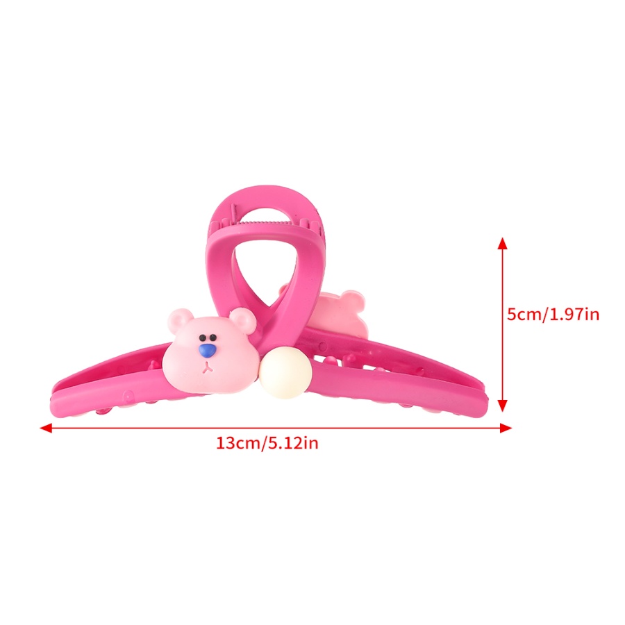 Kẹp Tóc Bằng Acrylic Họa Tiết Hoạt Hình Phong Cách Hàn Quốc Dễ Thương Cho Nữ