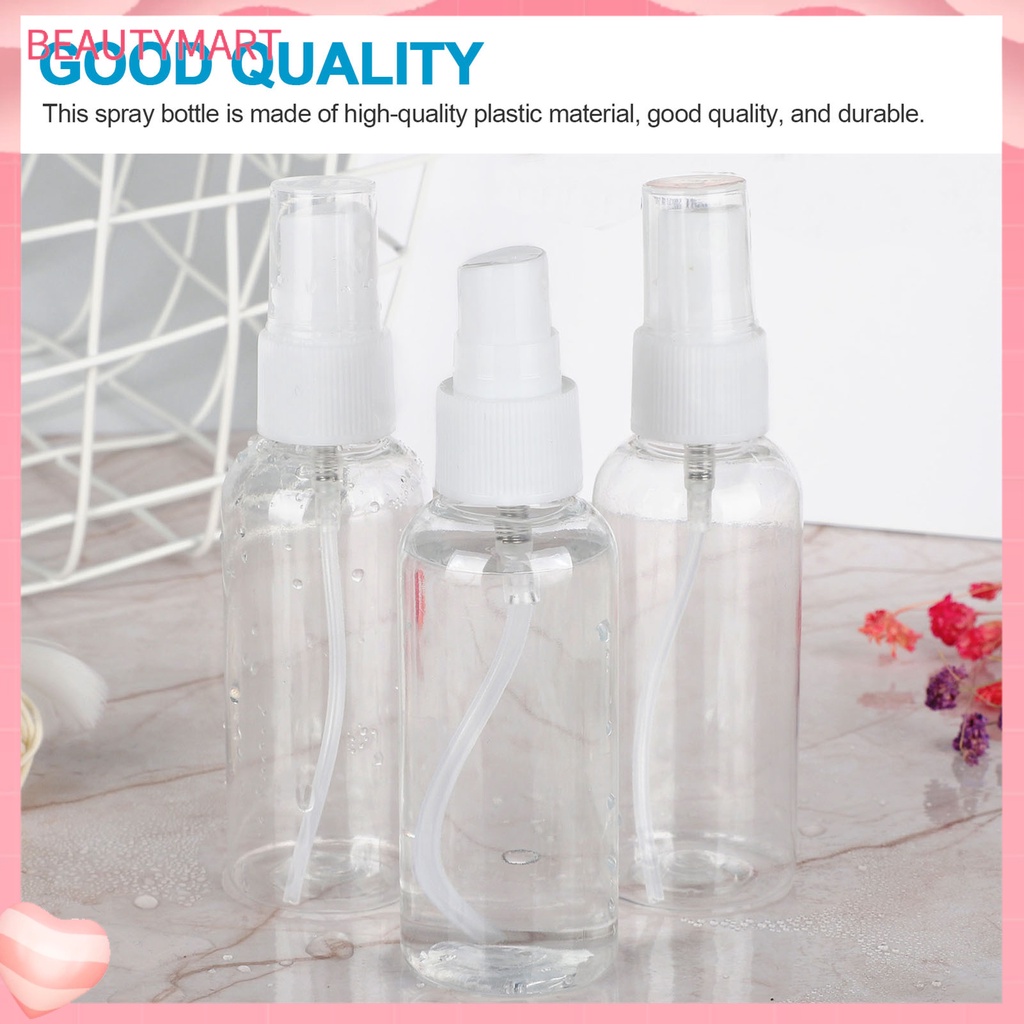 Set 10 / 5 Lọ Đựng Dung Dịch Mỹ Phẩm 60ml Chống Rò Rỉ Có Thể Tái Sử Dụng