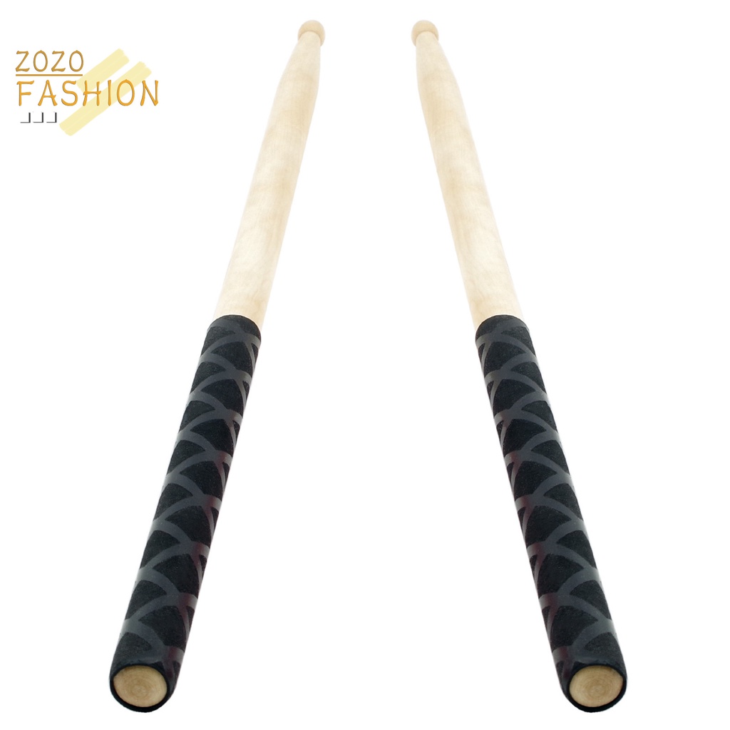 1 Cặp Vỏ Bọc Gậy Đánh Trống Co Nhiệt Chống Trượt Chống Trầy Xước Họa Tiết X-Texture