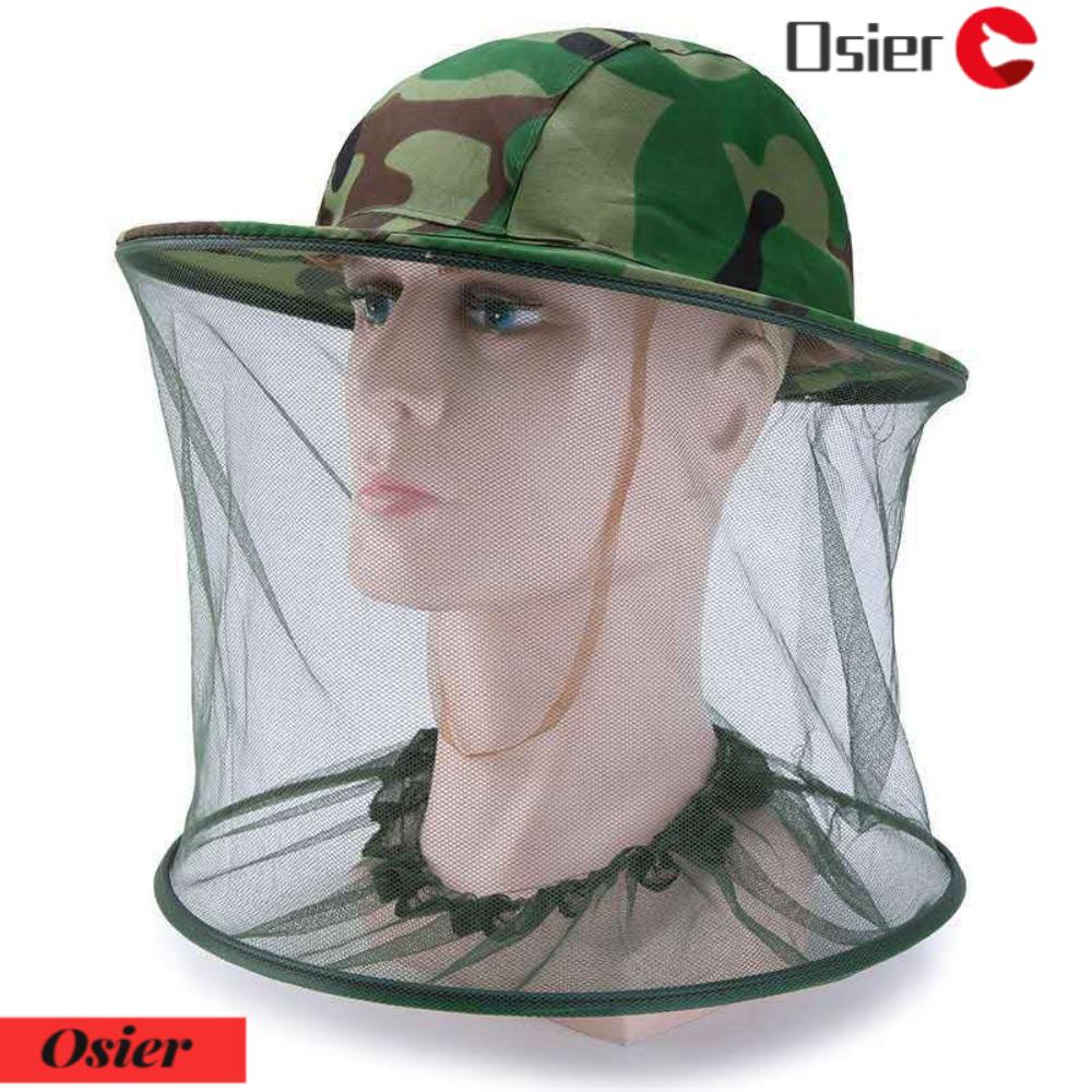 1 Mũ Bảo Vệ Mặt 1 Họa Tiết Rằn Ri Chống Muỗi Tiện Dụng Khi Đi Câu Cá