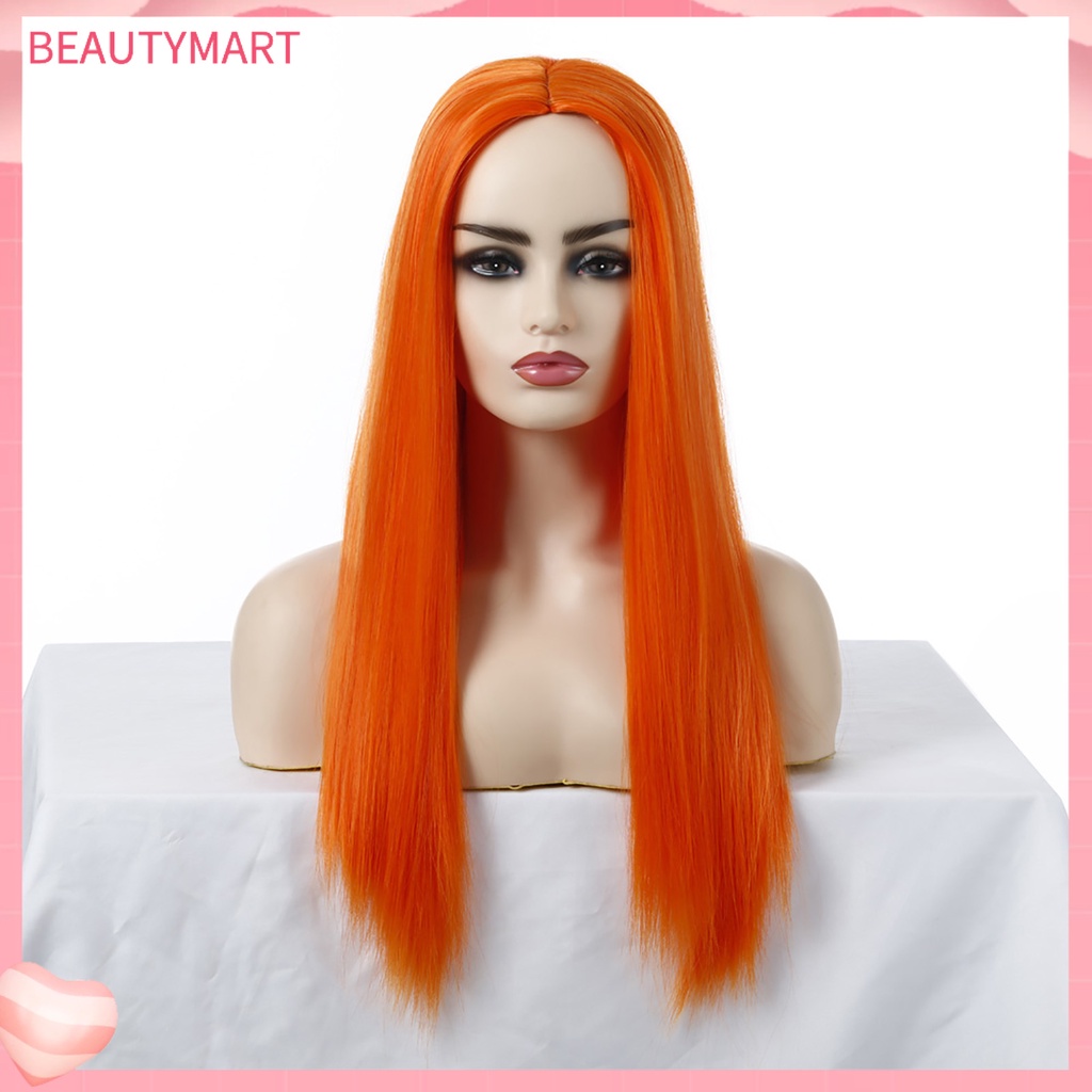 Bộ Tóc Giả Dài Thẳng Bằng Sợi Tổng Hợp Dành Cho Nữ