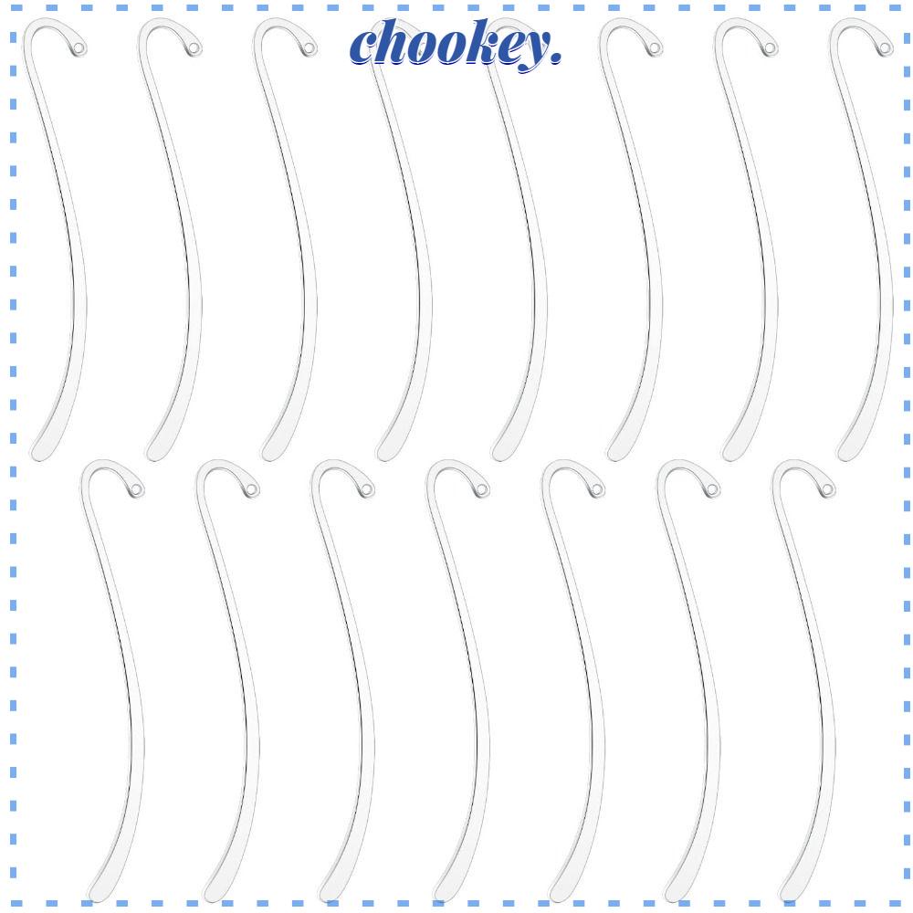 CHOOKEY Bộ 15 / 15 Kẹp Sách Kim Loại Mạ Bạc Đánh Dấu Trang Sách Dùng Làm Quà Tặng