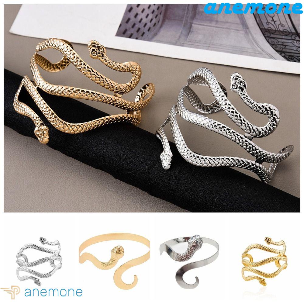 Vòng Đeo Cánh Tay Dạng Xoắn Ốc Họa Tiết Lá Bướm / Rắn Cổ Điển Thích Hợp Làm Quà Tặng