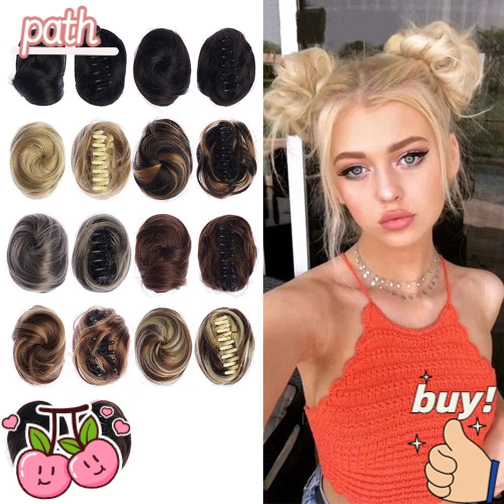 PATH Búi Tóc Giả Hình Bánh Donut Xinh Xắn Cho Nữ