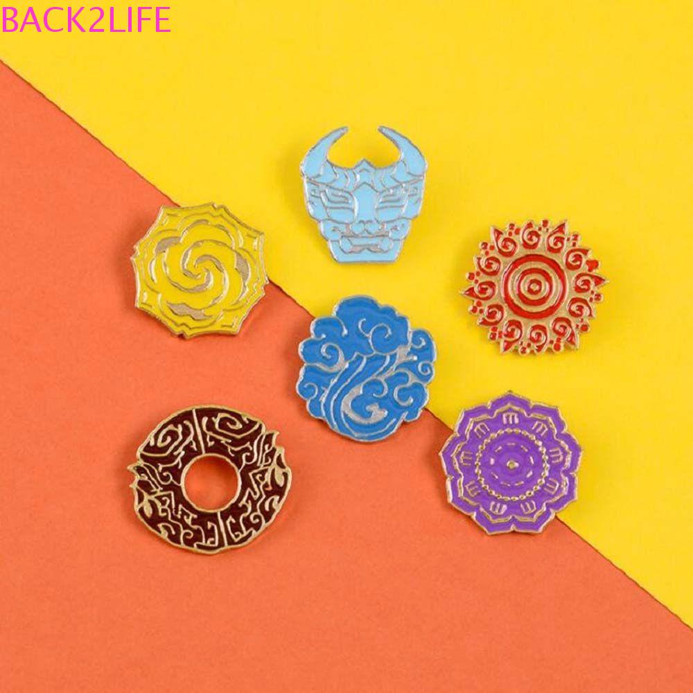 BACK2LIFE Mo Dao Zhu Shi Huy Hiệu Cài Ba Lô Dễ Thương Làm Quà Tặng Cho Trẻ Em Grandmaster of Demonic Wei Wuxian Chen Qing Ling Lan WangJi