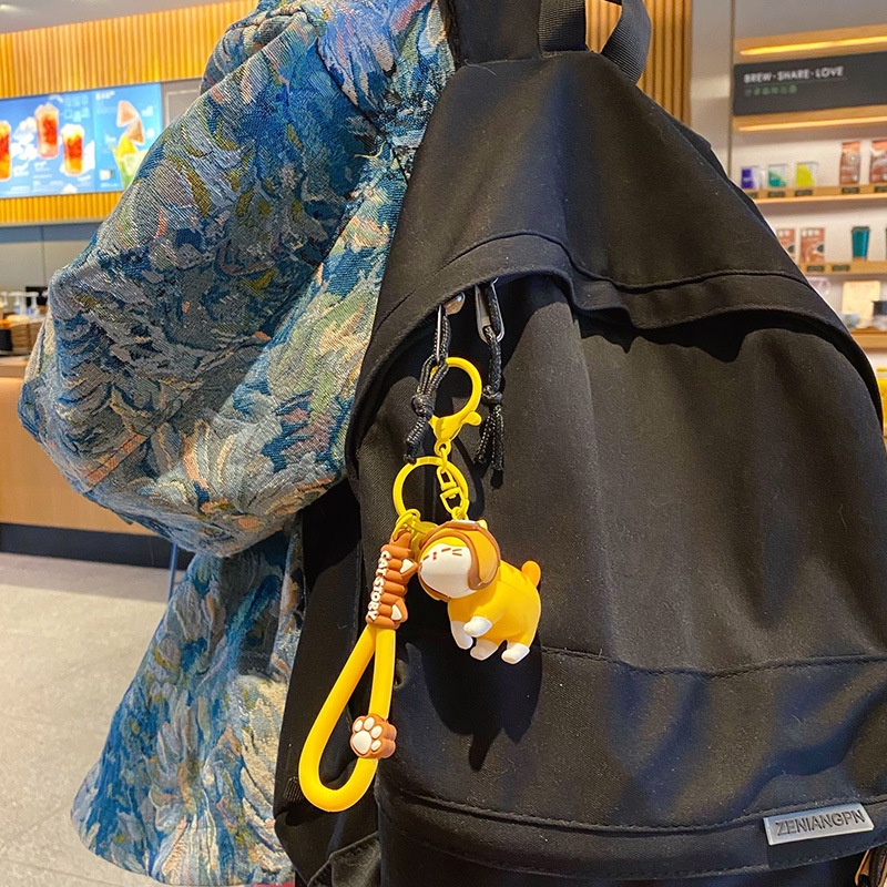 Móc Khóa Hình Mèo Hoạt Hình Tinh Tế Thời Trang