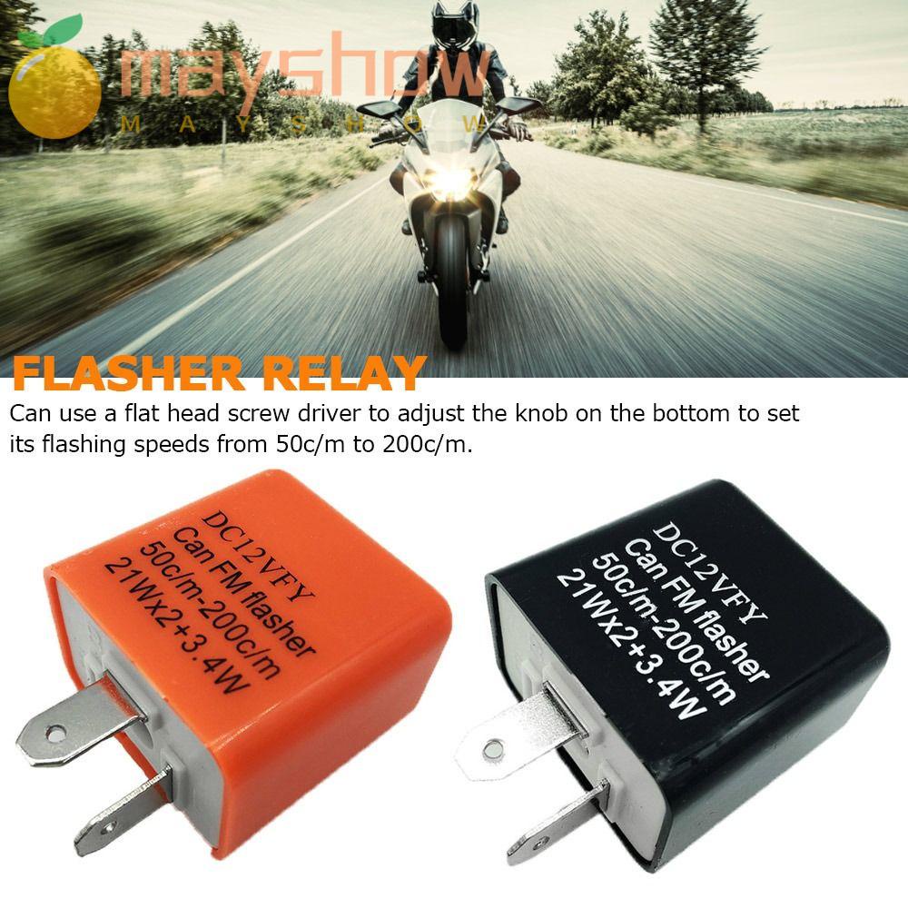 MAYSHOW Mô Đun Rơ Le Đèn Xi Nhan Điện Tử 2pin Chuyên Dụng Cho Xe Mô