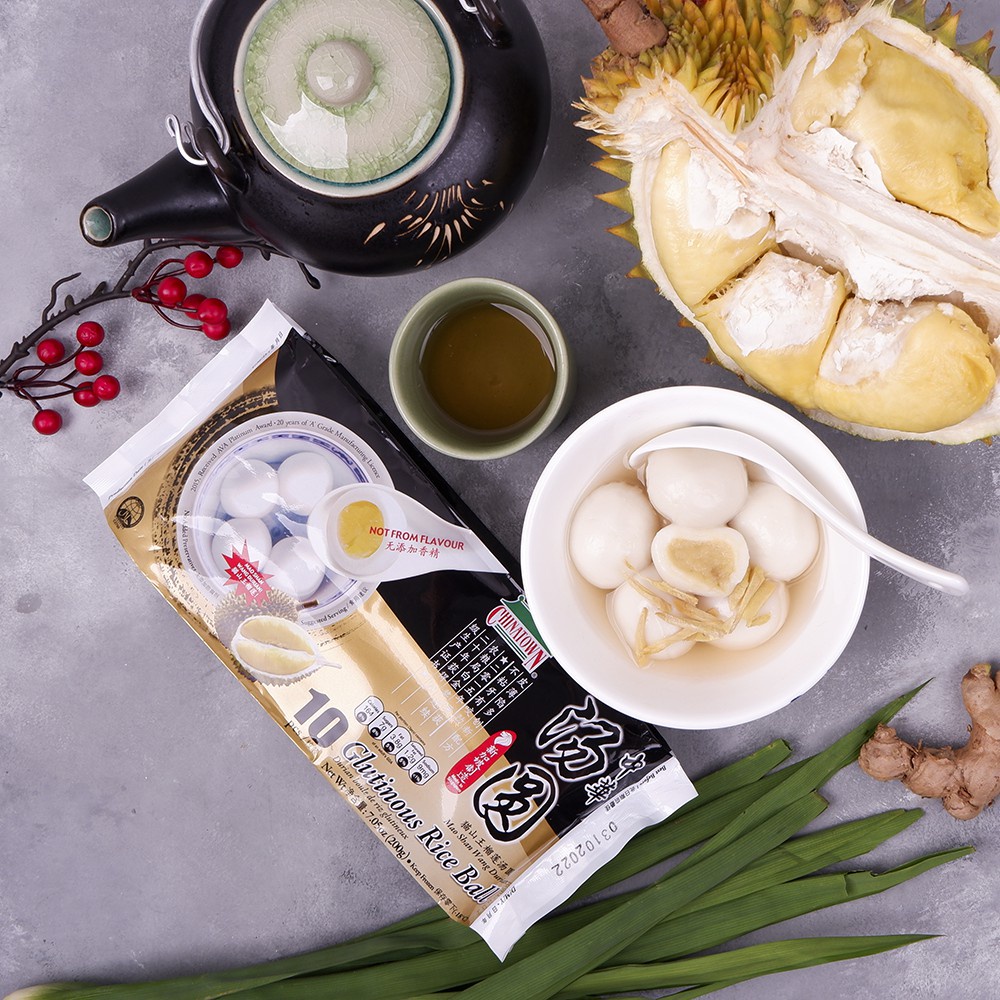 BÁNH TRÔI SẦU RIÊNG MUSHANG KING CHINATOWN 200g/10 bánh - Bánh trôi Singapore Glutinous Rice Ball