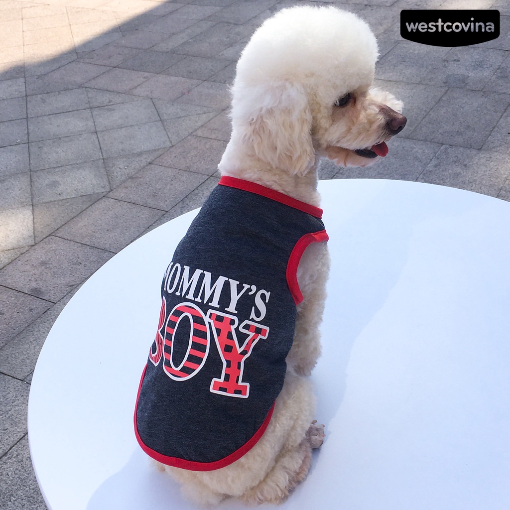 [COD]♞Áo Thun In Chữ Thoáng Khí Thời Trang Mùa Hè Dành Cho Cún Cưng