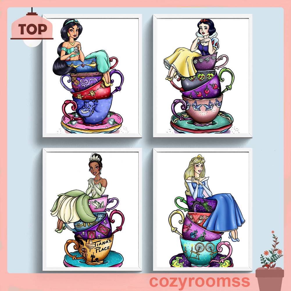 Toàn Bộ Tranh Thêu Chữ Thập 11CT Hình Công Chúa