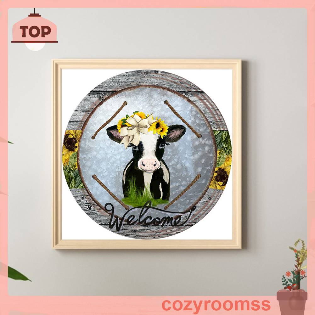 Tranh Đính Đá Kim Cương Toàn Bộ 5D DIY Hình Vẽ Bò