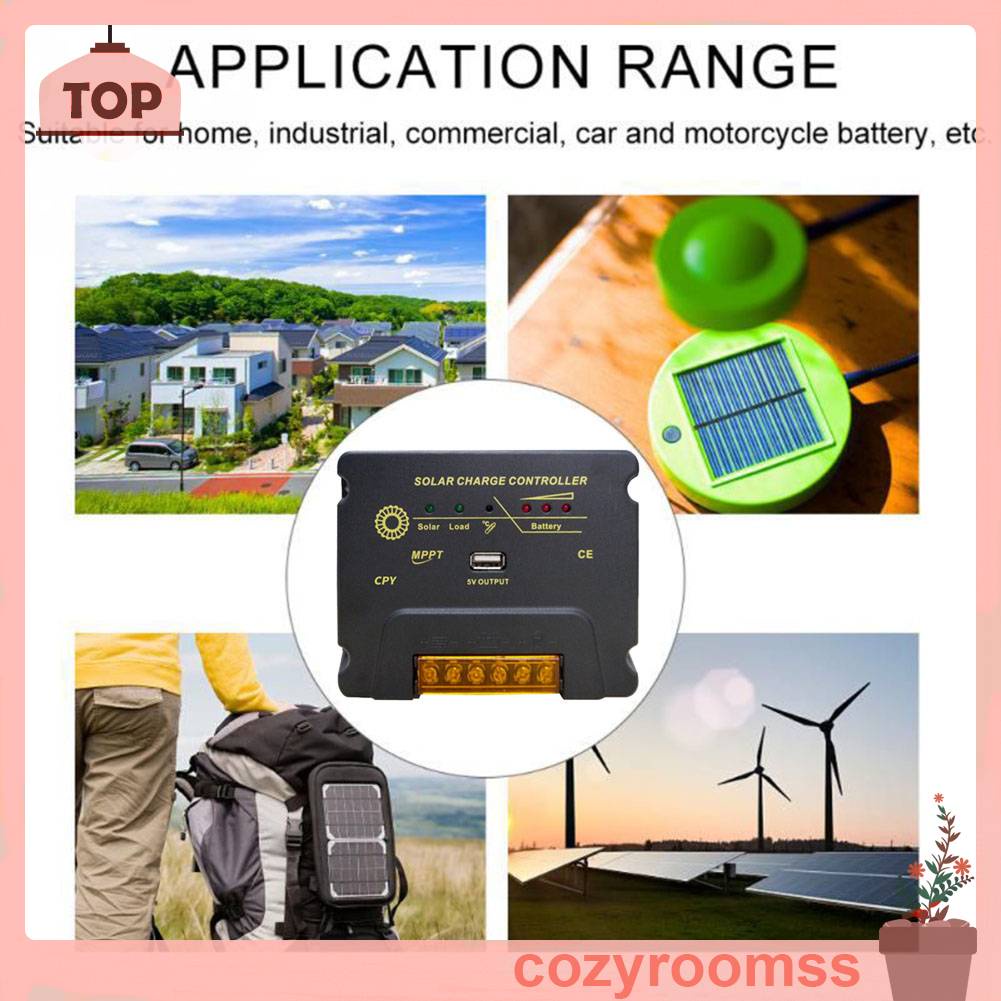 Bộ Điều Khiển Sạc Năng Lượng Mặt Trời 10A 20A 12V 24V MPPT