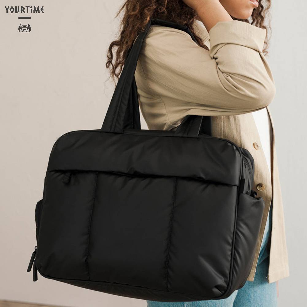 Túi Tote Bằng Nylon Siêu Nhẹ Có Ngăn Đựng Đồ Khô / Ướt Đa Năng Cho Nam Nữ