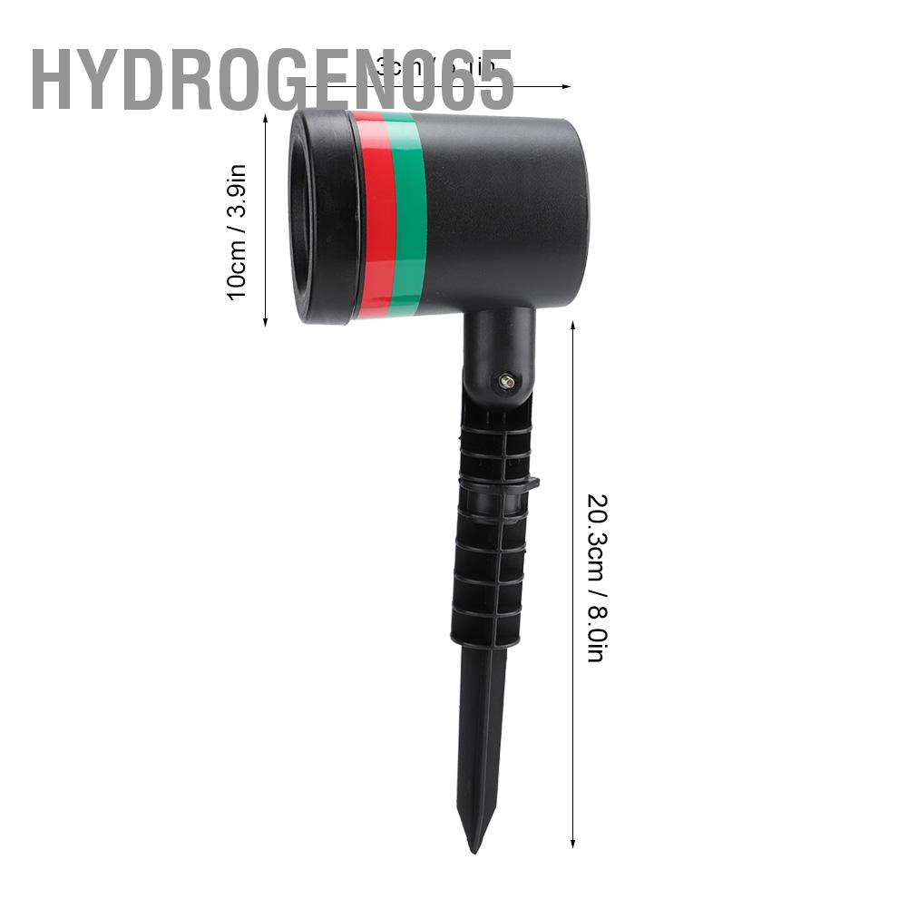 Hydrogen065 Đèn chiếu ngoài trời không thấm nước điểm trang trí cho phong cảnh Giáng sinh 100-240V