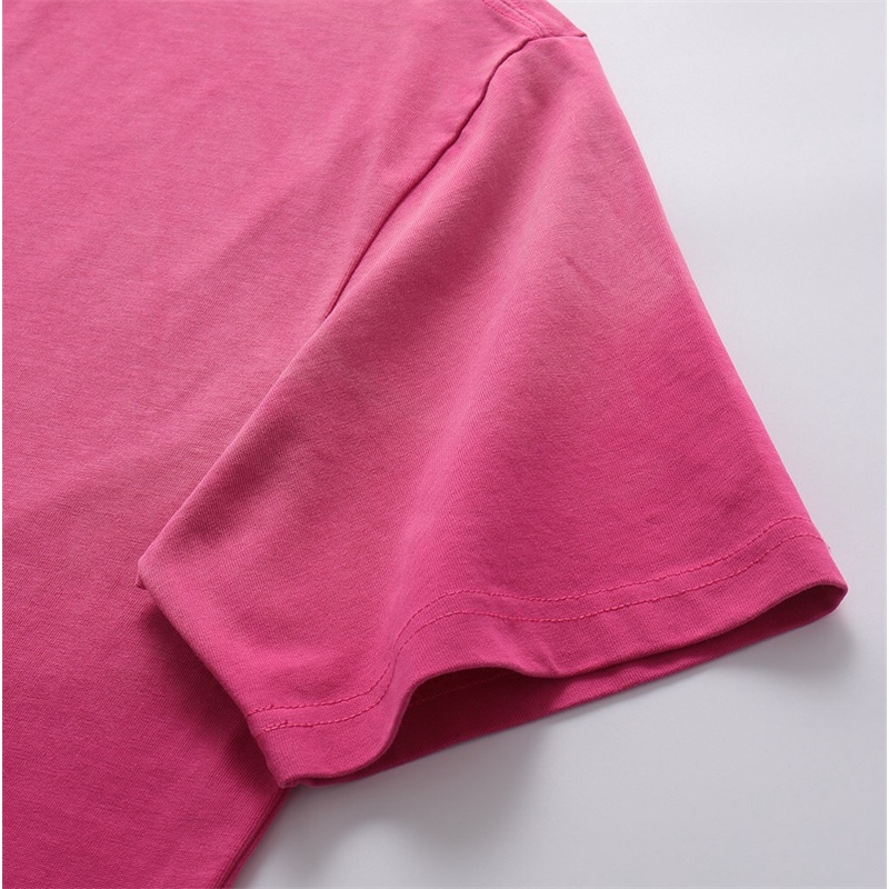 Áo Thun Ngắn Tay Màu gradient Phong Cách retro Thời Trang B8B8R88-The