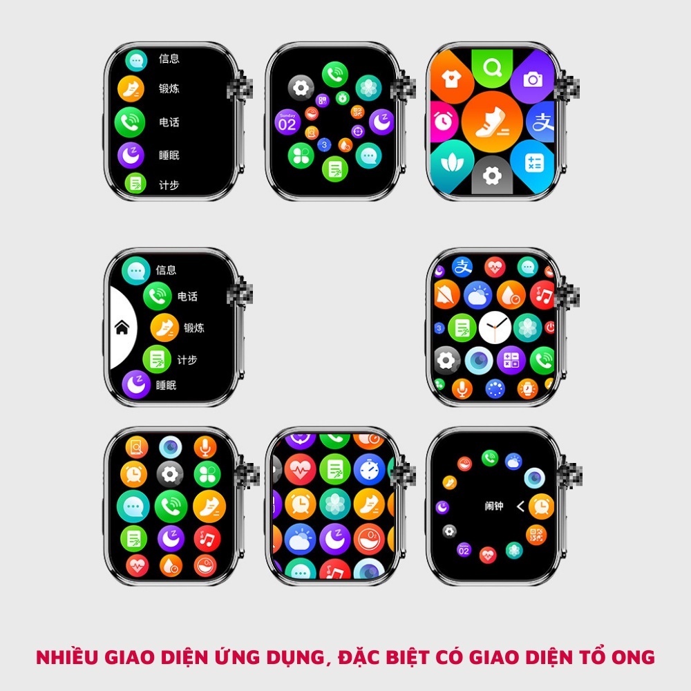 Đồng Hồ Thông Minh Ultra+ Pro (Ultra+ Pro) Series 8, Bản Chuẩn 49mm. Có Ốc Thật Mặt Lưng  LC DESIGN
