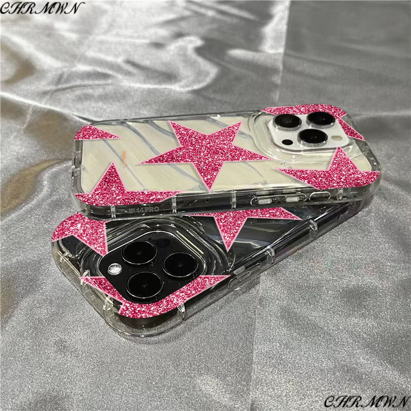 Ốp Điện Thoại Mềm Trong Suốt Đính Sequin Hình Ngôi Sao Lấp Lánh Cho Iphone 14Promax 1312 / 11 7 / 8plus xr / sins BK7Q