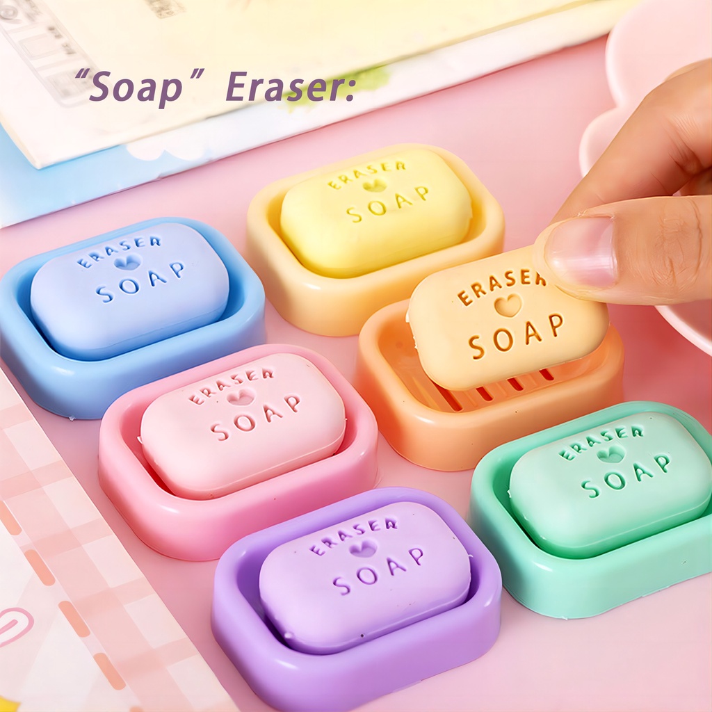 Cục Tẩy Hình Cục Xà Phòng Mô Phỏng Sáng Tạo WJ319