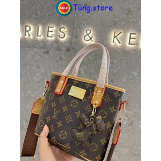 Túi LV tặng kèm móc treo cún xinh xắn, túi xách nữ LV đeo chéo mẫu mới
