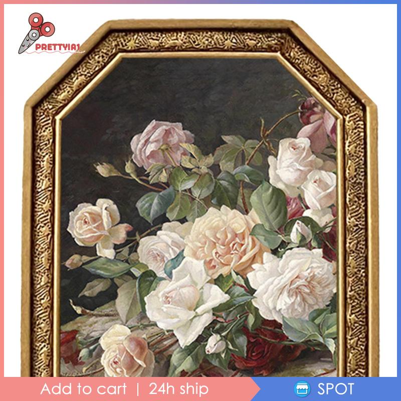 1 [Prettyia1] Khung Ảnh Phong Cách Cổ Điển Trang Trí Đám Cưới / Nhà Ở / Văn Phòng