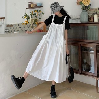set babydoll Đầm Yếm Dáng Rộng Phong Cách Hàn Quốc Thời Trang Mùa Hè Xinh Xắn Cho Nữ