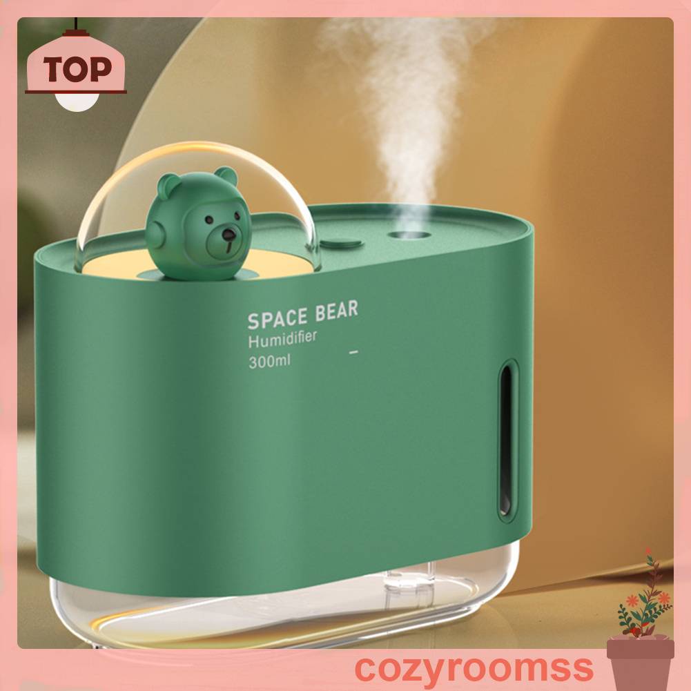 Máy Phun Sương Tạo Ẩm 300ML Có Đèn Nhiều Màu Sắc