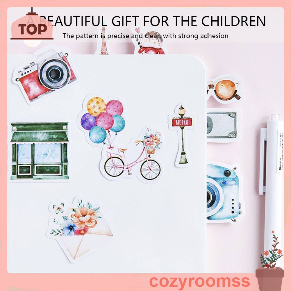 Hộp 46 Hình Dán One Person Trang Trí Sổ Tay DIY