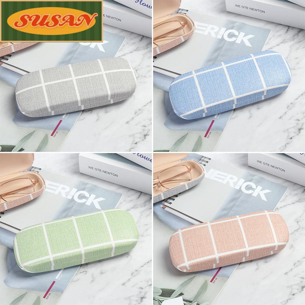 SUSANS Túi Vải Lanh Cứng Đựng Bảo Vệ Mắt Kính Phong Cách Tươi Mới