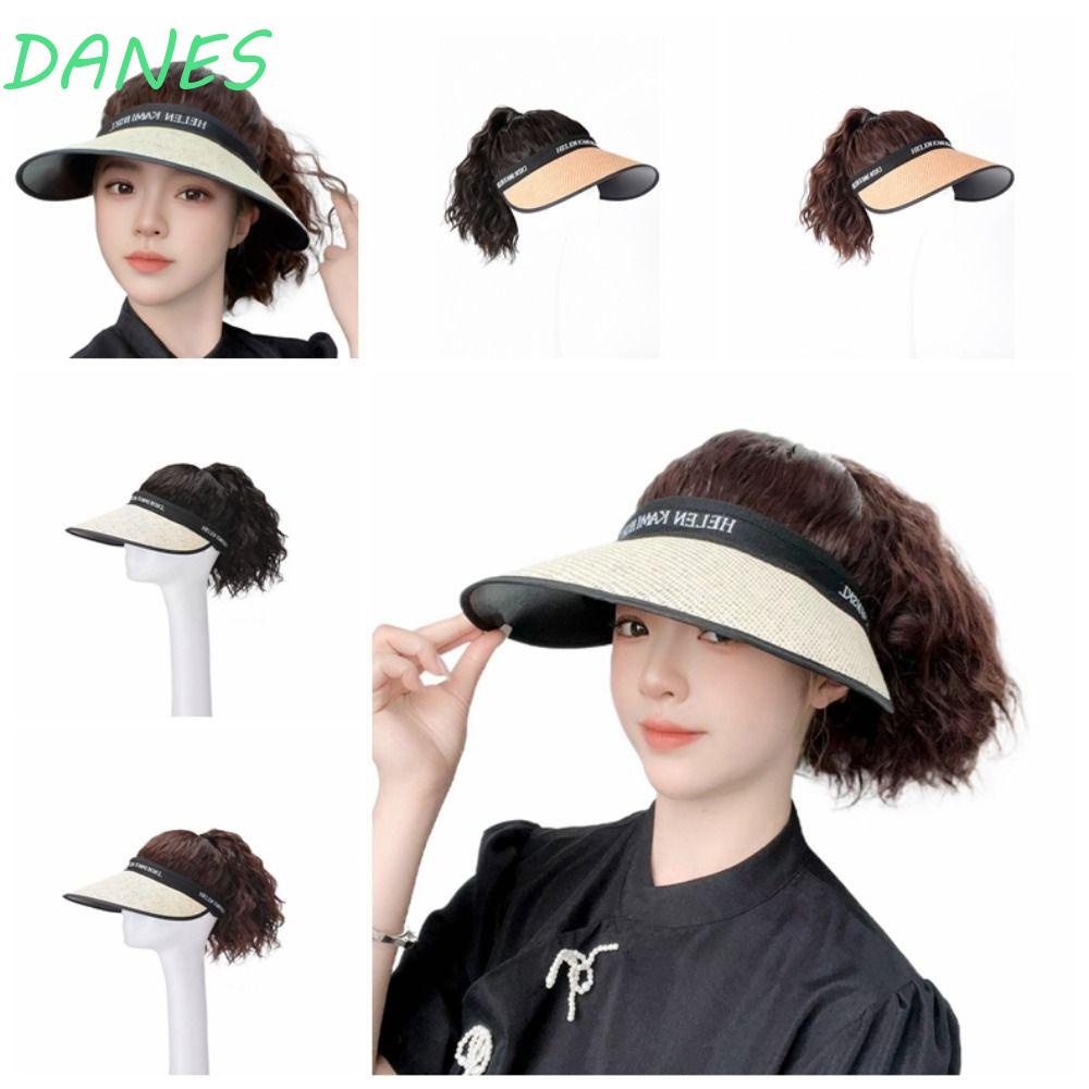 Mũ Bóng Chày Khaki Giả Vành Rộng Màu Be Chịu Nhiệt Cho Nữ