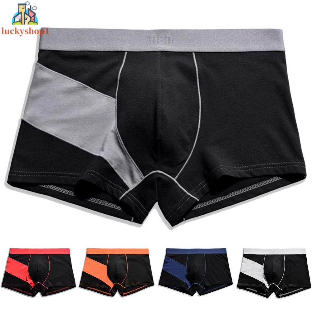 Quần Lót Cotton Lưng Vừa Plus Size Cho Nam