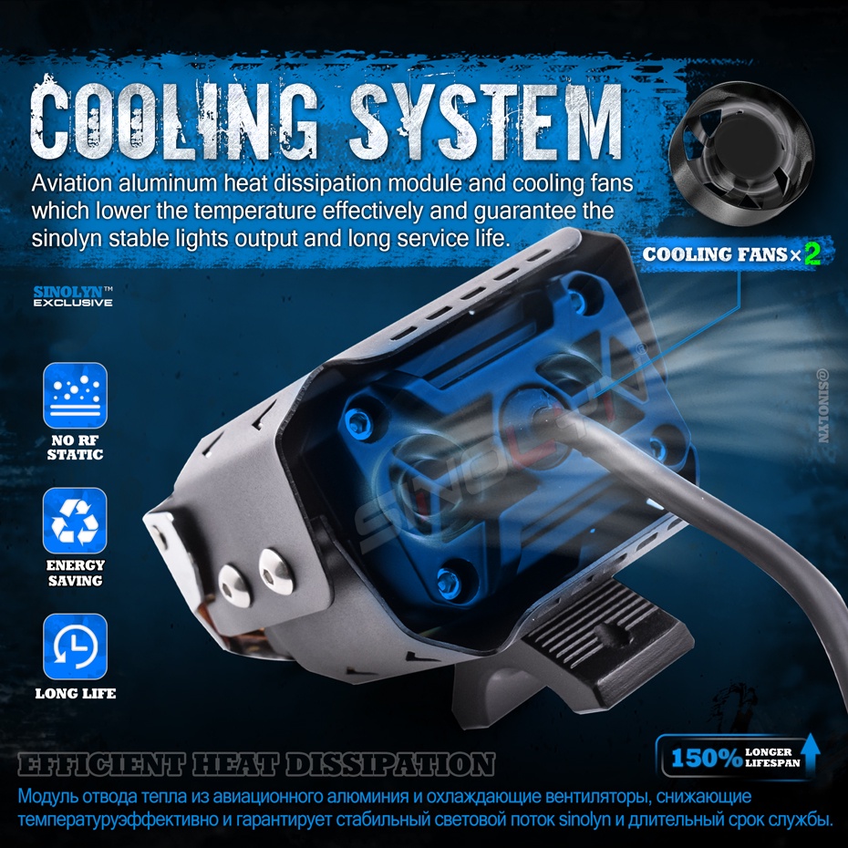 Thanh Đèn LED Mini 41W Ánh Sáng Trắng / Vàng Kèm Vỏ Đèn Pha Chống Thấm Nước Chuyên Dụng Cho Xe Hơi / Xe Máy