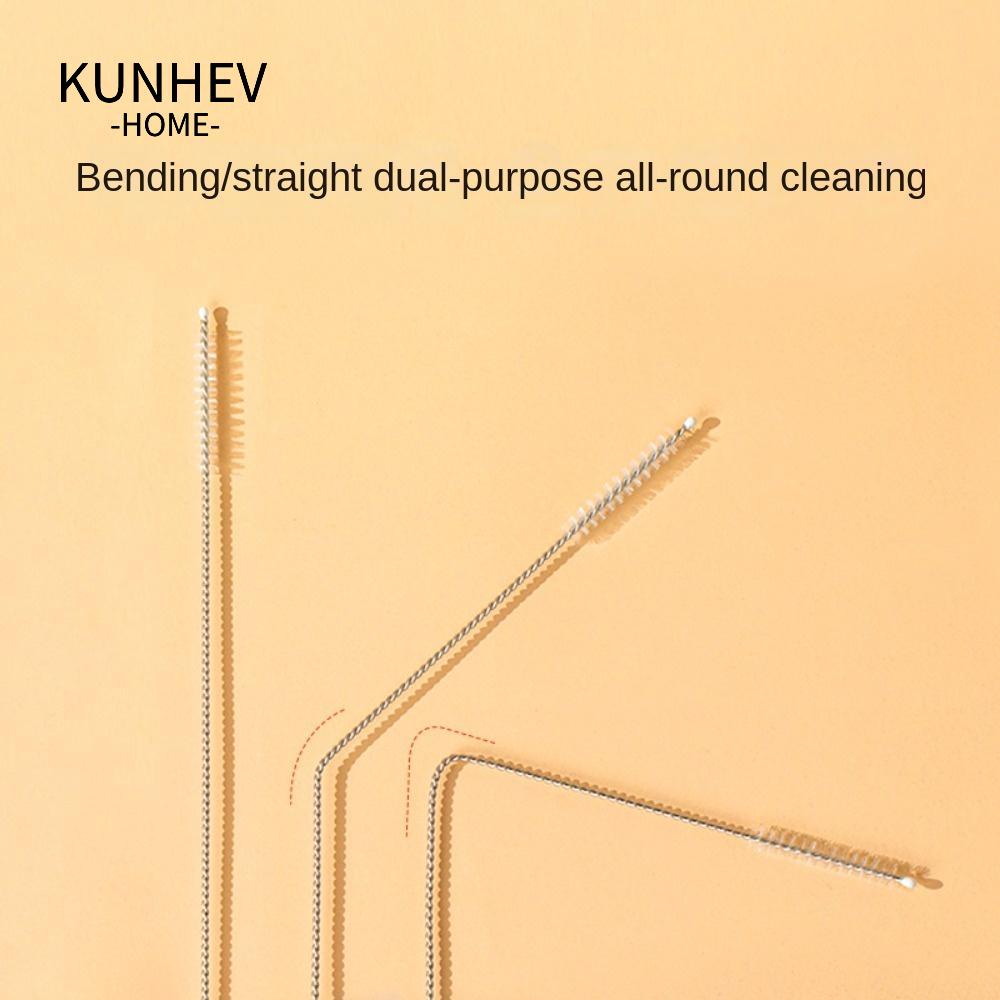 KUNHEV Cọ Rửa Ly / Cốc / Ống Hút 3 Trong 1 Tiện Dụng