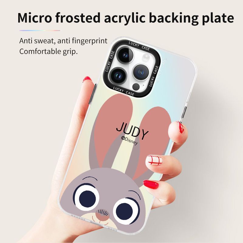 Ốp Điện Thoại Màu Laser Họa Tiết Thỏ Dễ Thương Cho Iphonexr12678Plus 1314 KQ8Z