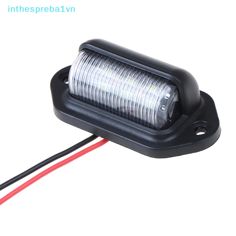 1 Đèn LED 6 Bóng 12V Chống Nước Gắn Biển Số Xe Hơi / Tàu Thuyền