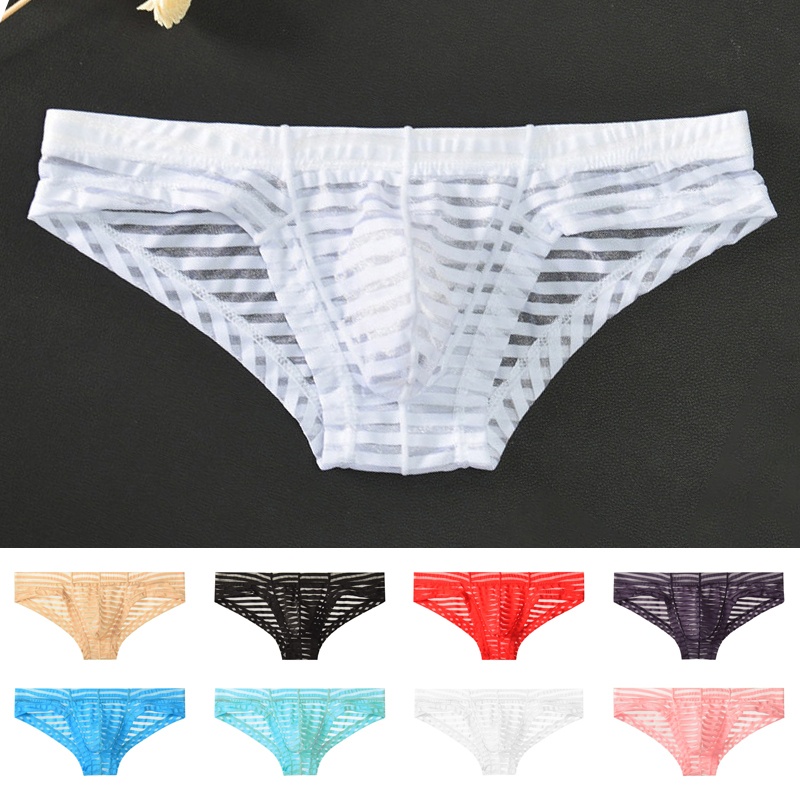 Quần Lót Boxer Nam Dạng Lưới Siêu Mỏng Thoáng Khí