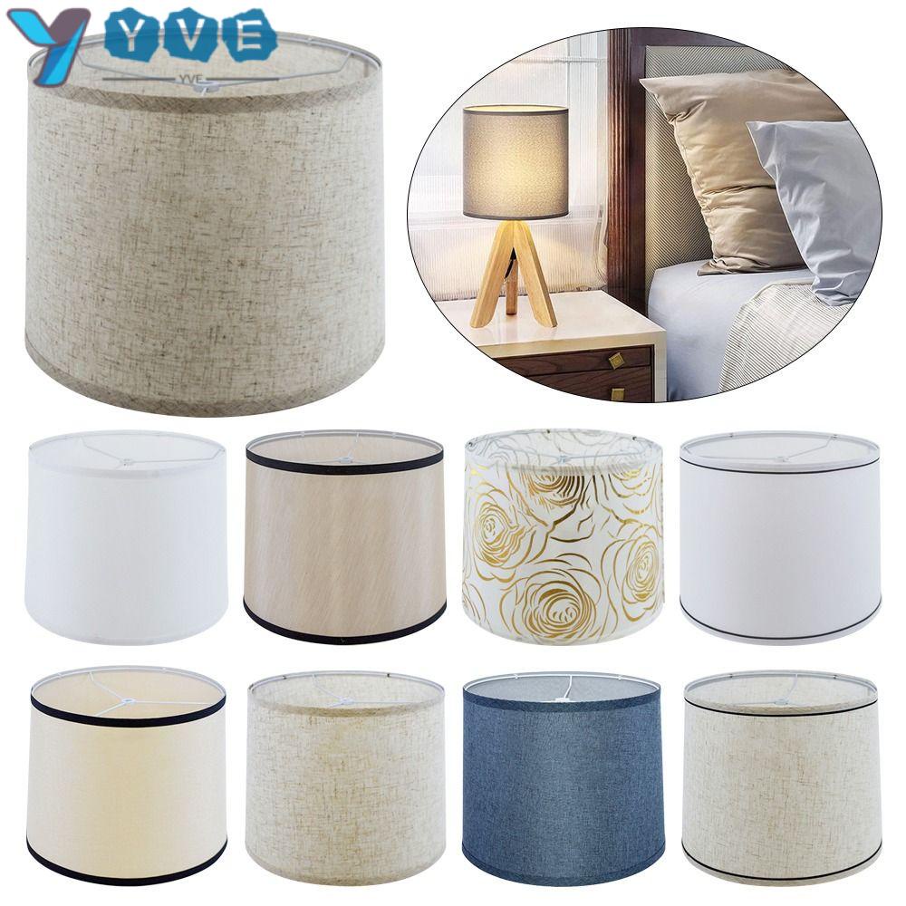 YVE Khung Bọc Đèn Sàn Bằng Vải Kim Loại 9 Màu Phong Cách Bắc Âu